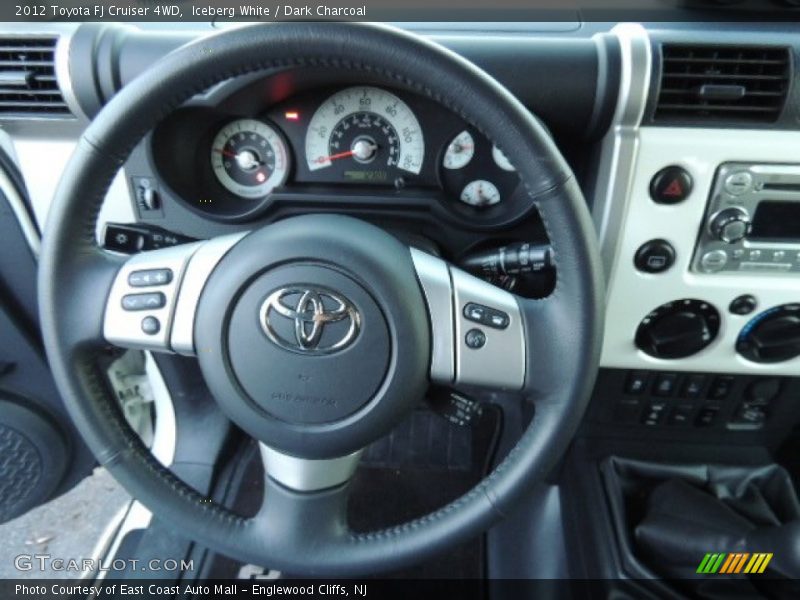 Iceberg White / Dark Charcoal 2012 Toyota FJ Cruiser 4WD