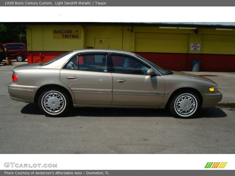 Light Sandrift Metallic / Taupe 1998 Buick Century Custom