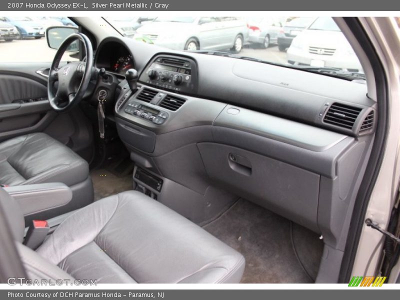Silver Pearl Metallic / Gray 2007 Honda Odyssey EX-L