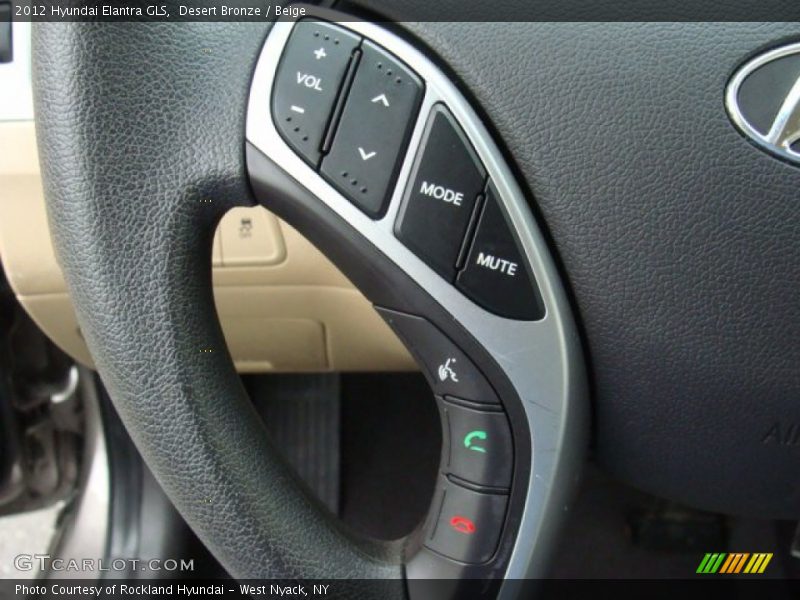 Desert Bronze / Beige 2012 Hyundai Elantra GLS