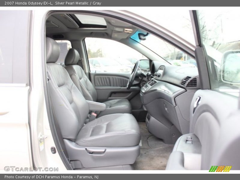 Silver Pearl Metallic / Gray 2007 Honda Odyssey EX-L