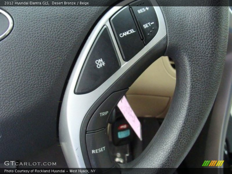 Desert Bronze / Beige 2012 Hyundai Elantra GLS