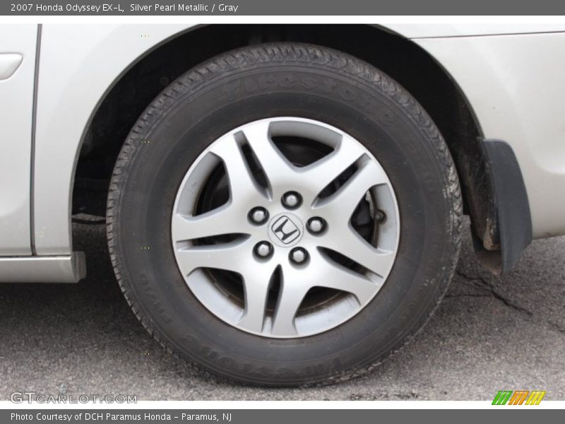 Silver Pearl Metallic / Gray 2007 Honda Odyssey EX-L