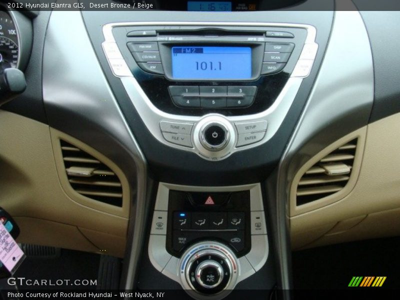 Desert Bronze / Beige 2012 Hyundai Elantra GLS