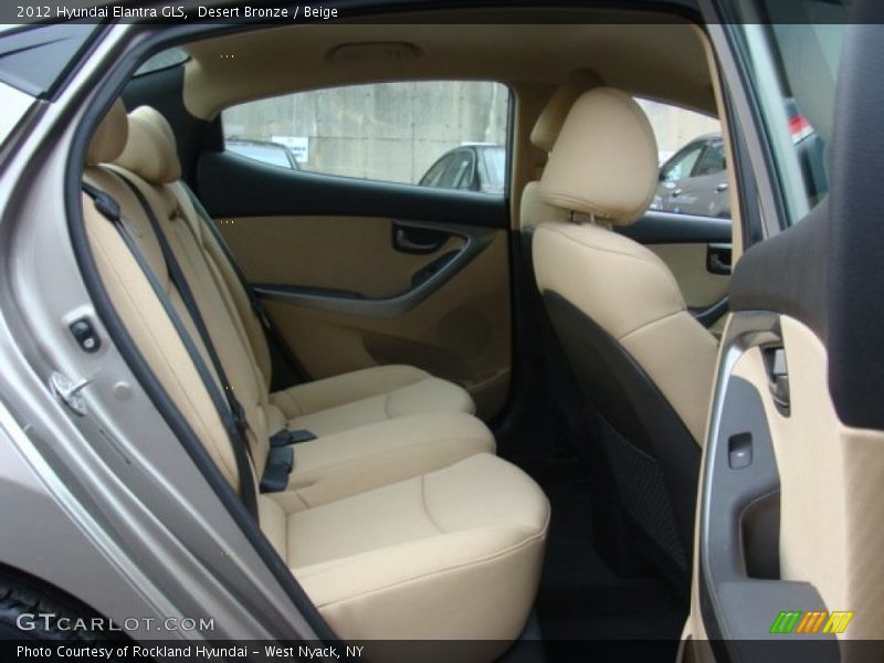 Desert Bronze / Beige 2012 Hyundai Elantra GLS