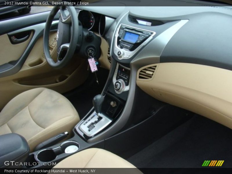 Desert Bronze / Beige 2012 Hyundai Elantra GLS