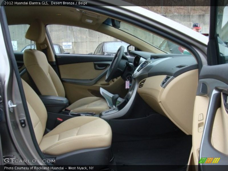 Desert Bronze / Beige 2012 Hyundai Elantra GLS