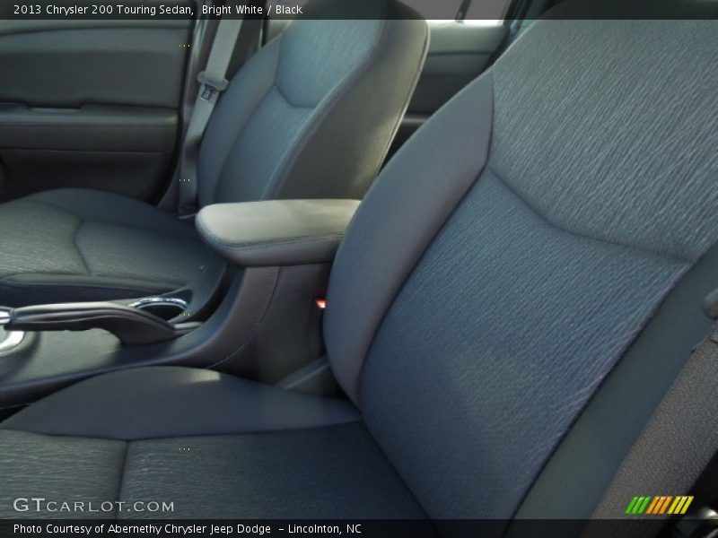 Bright White / Black 2013 Chrysler 200 Touring Sedan