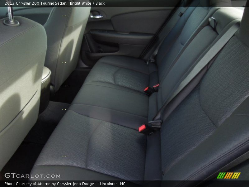 Bright White / Black 2013 Chrysler 200 Touring Sedan