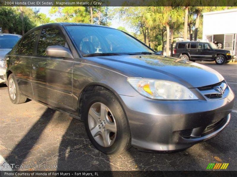 Magnesium Metallic / Gray 2004 Honda Civic EX Sedan