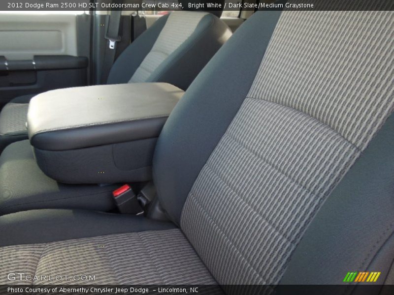 Bright White / Dark Slate/Medium Graystone 2012 Dodge Ram 2500 HD SLT Outdoorsman Crew Cab 4x4