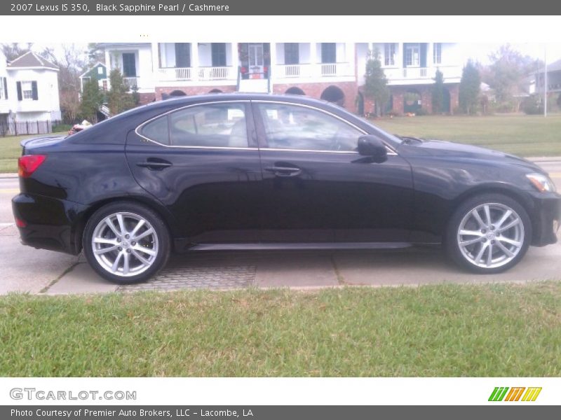 Black Sapphire Pearl / Cashmere 2007 Lexus IS 350