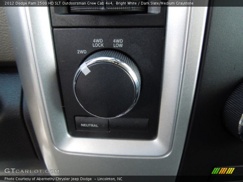 Bright White / Dark Slate/Medium Graystone 2012 Dodge Ram 2500 HD SLT Outdoorsman Crew Cab 4x4