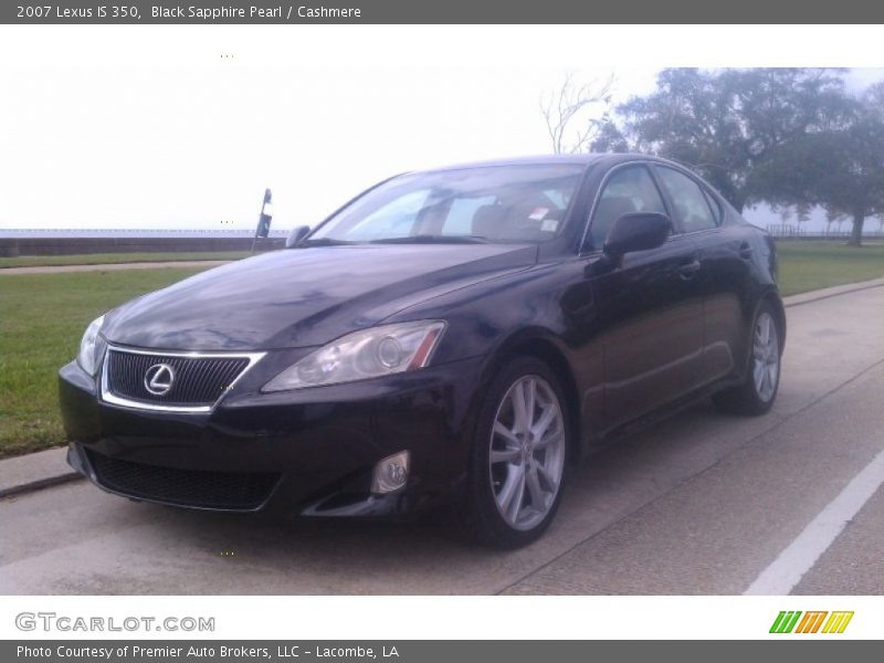 Black Sapphire Pearl / Cashmere 2007 Lexus IS 350