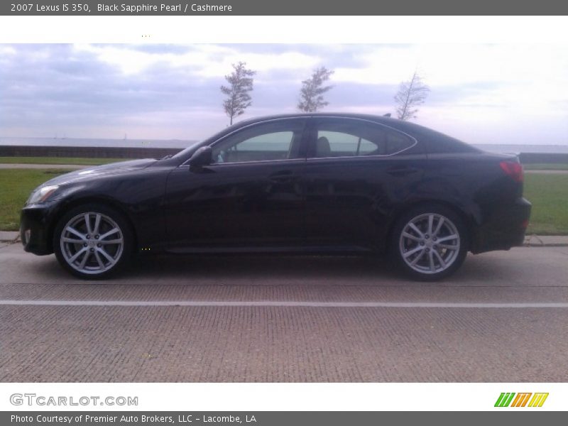 Black Sapphire Pearl / Cashmere 2007 Lexus IS 350