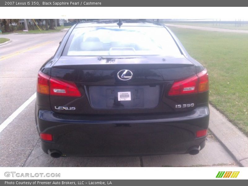 Black Sapphire Pearl / Cashmere 2007 Lexus IS 350