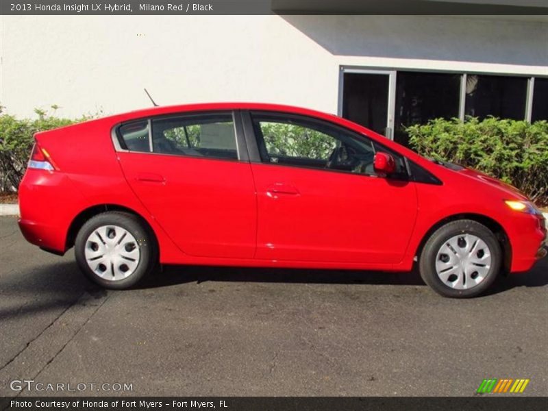 Milano Red / Black 2013 Honda Insight LX Hybrid