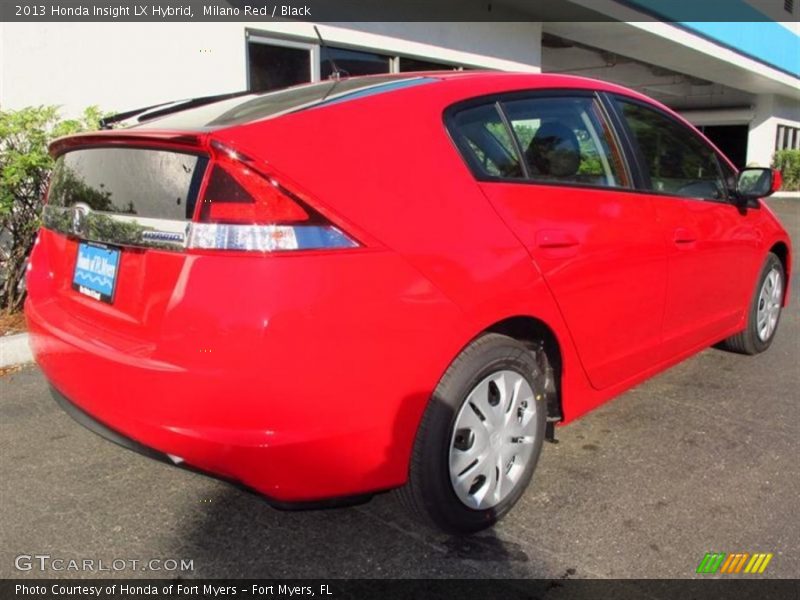 Milano Red / Black 2013 Honda Insight LX Hybrid