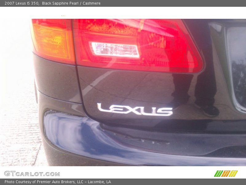 Black Sapphire Pearl / Cashmere 2007 Lexus IS 350
