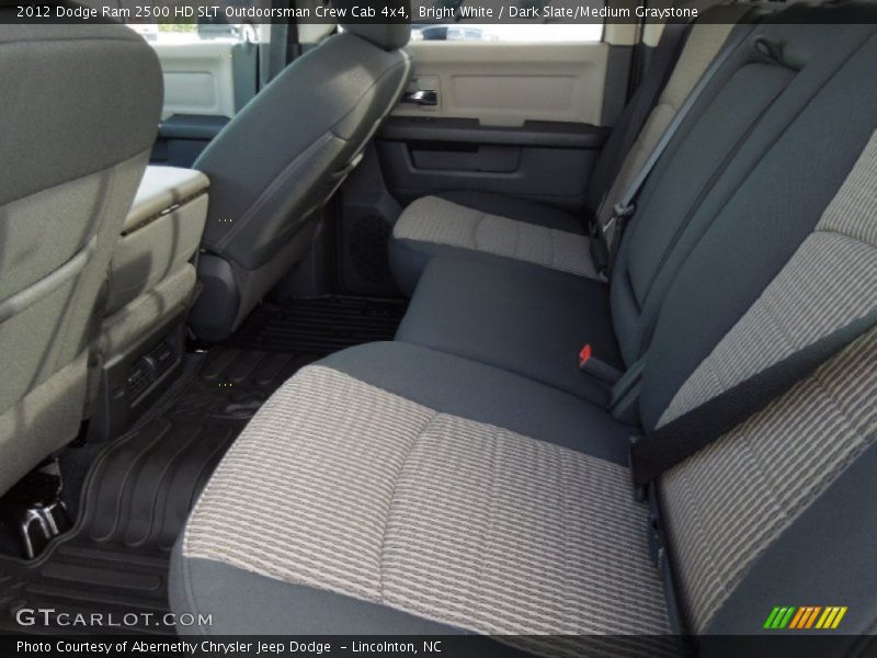 Bright White / Dark Slate/Medium Graystone 2012 Dodge Ram 2500 HD SLT Outdoorsman Crew Cab 4x4