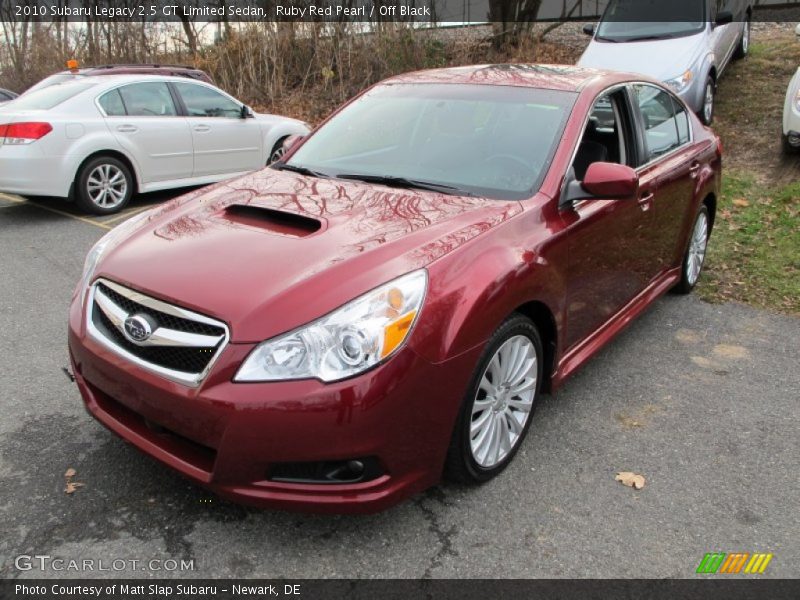 Front 3/4 View of 2010 Legacy 2.5 GT Limited Sedan