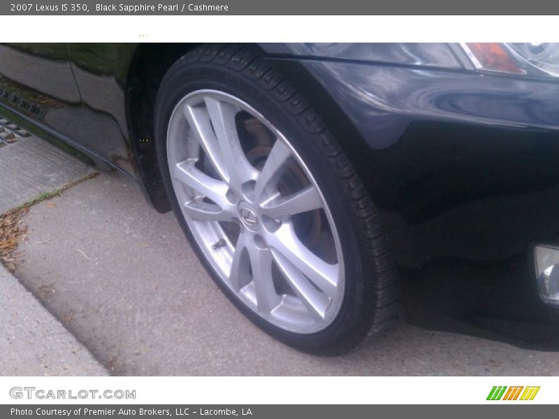 Black Sapphire Pearl / Cashmere 2007 Lexus IS 350