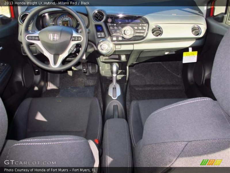 Milano Red / Black 2013 Honda Insight LX Hybrid