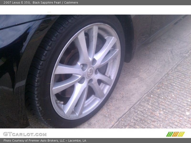 Black Sapphire Pearl / Cashmere 2007 Lexus IS 350