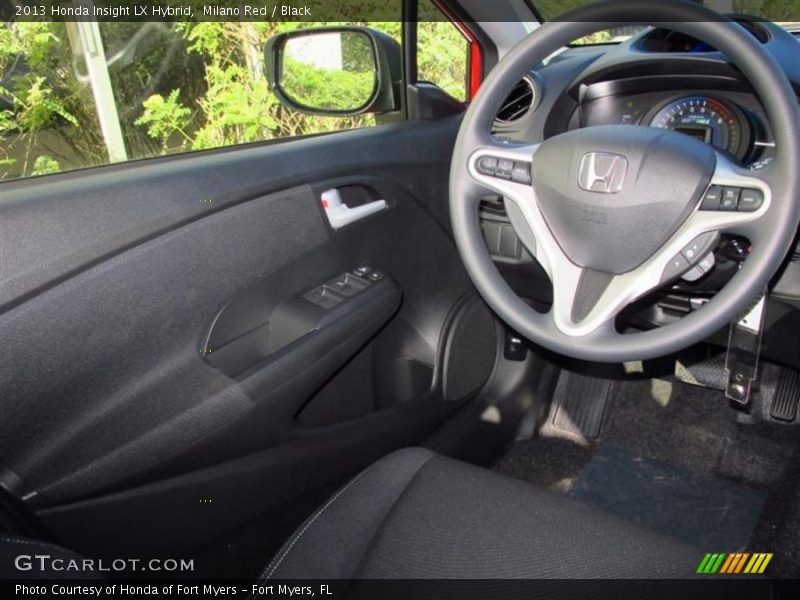 Milano Red / Black 2013 Honda Insight LX Hybrid
