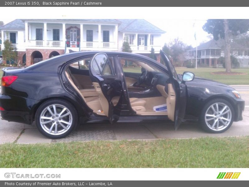 Black Sapphire Pearl / Cashmere 2007 Lexus IS 350