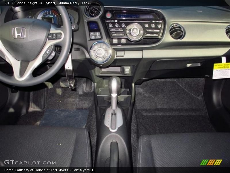Milano Red / Black 2013 Honda Insight LX Hybrid