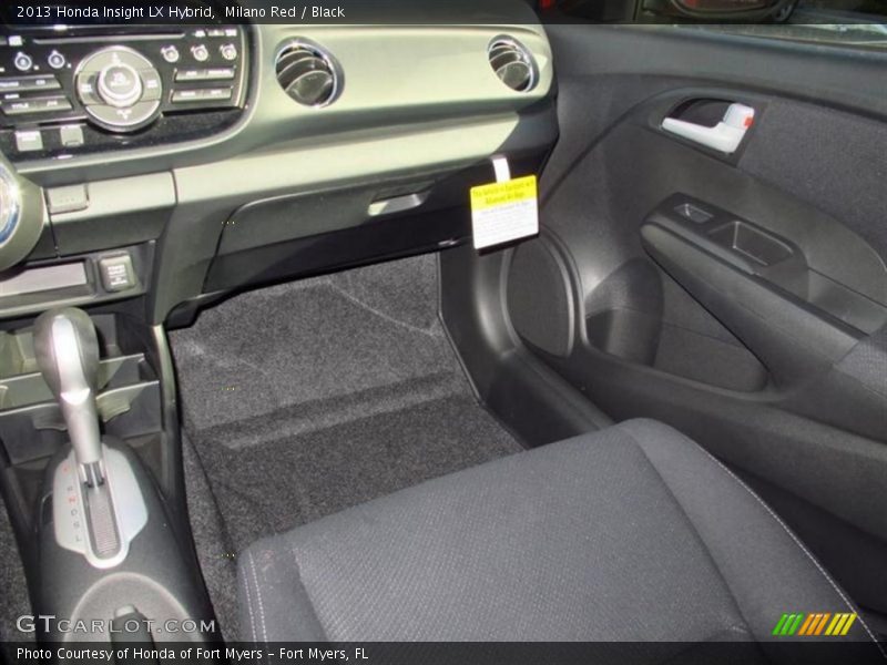 Milano Red / Black 2013 Honda Insight LX Hybrid