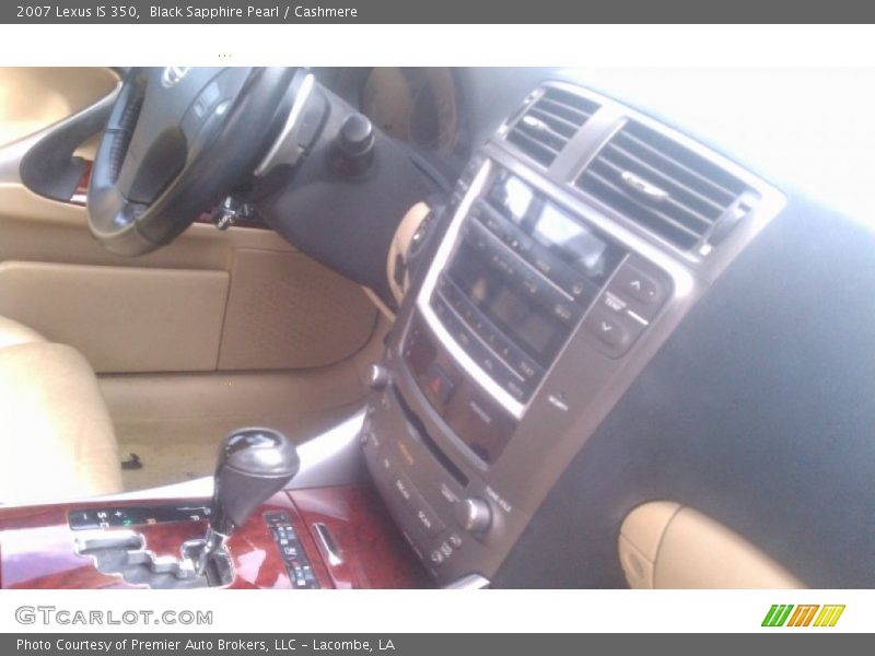 Black Sapphire Pearl / Cashmere 2007 Lexus IS 350