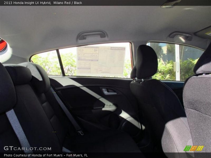 Milano Red / Black 2013 Honda Insight LX Hybrid