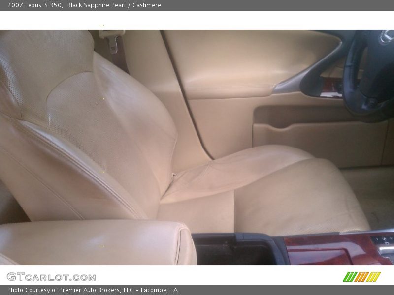 Black Sapphire Pearl / Cashmere 2007 Lexus IS 350