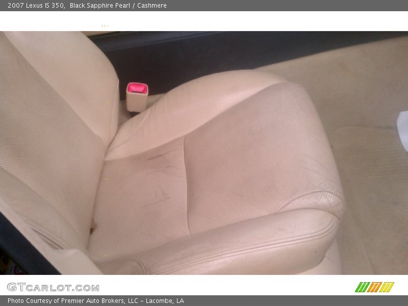 Black Sapphire Pearl / Cashmere 2007 Lexus IS 350