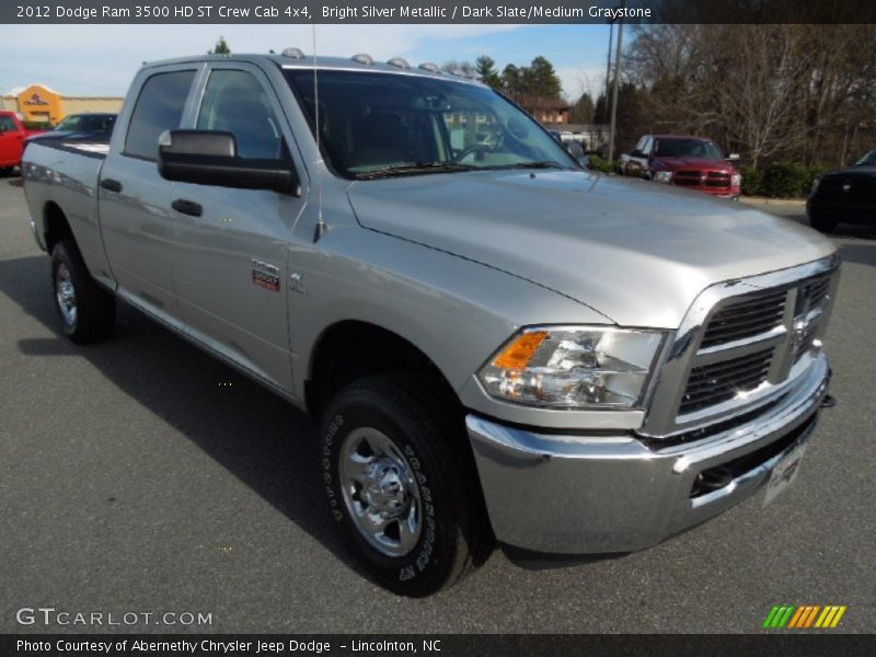 Bright Silver Metallic / Dark Slate/Medium Graystone 2012 Dodge Ram 3500 HD ST Crew Cab 4x4