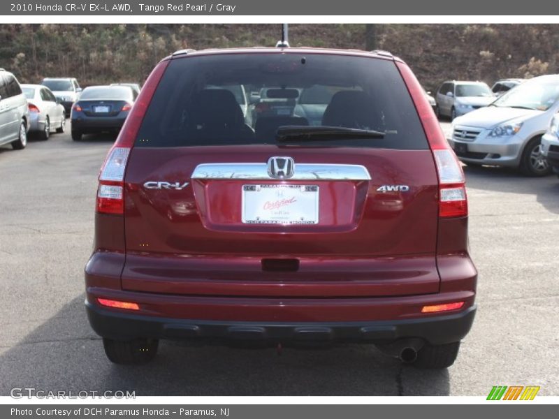 Tango Red Pearl / Gray 2010 Honda CR-V EX-L AWD