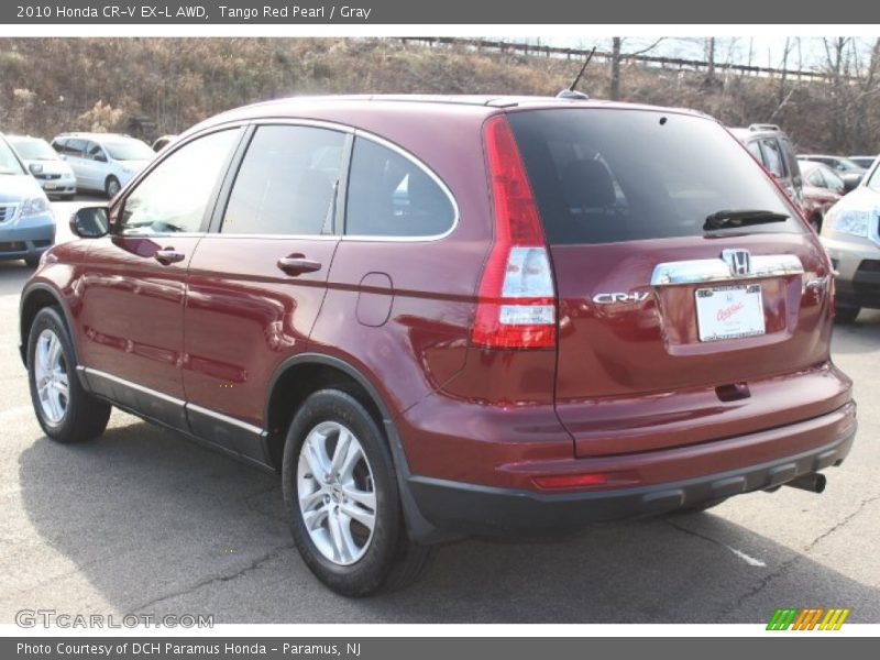 Tango Red Pearl / Gray 2010 Honda CR-V EX-L AWD