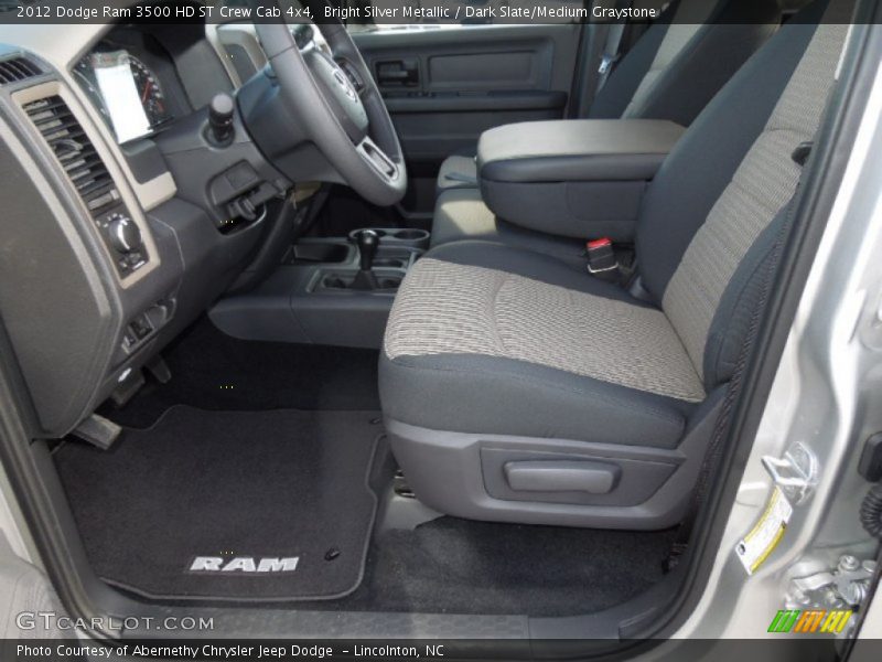 Bright Silver Metallic / Dark Slate/Medium Graystone 2012 Dodge Ram 3500 HD ST Crew Cab 4x4
