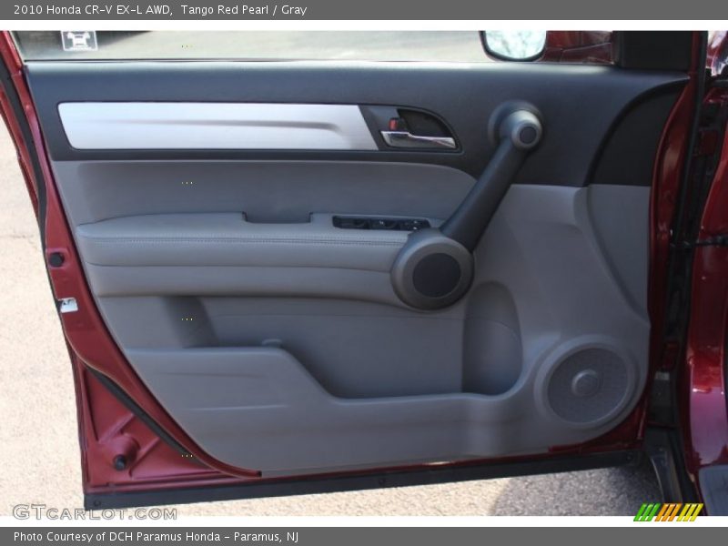 Tango Red Pearl / Gray 2010 Honda CR-V EX-L AWD