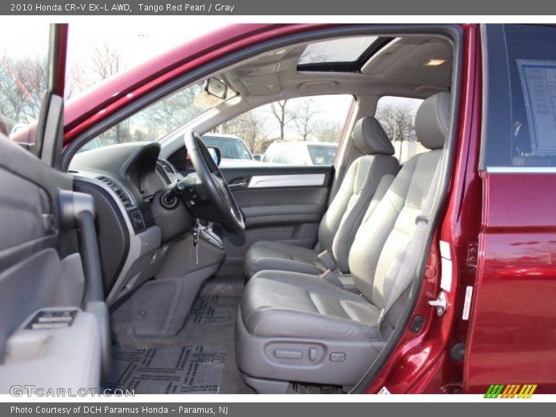 Tango Red Pearl / Gray 2010 Honda CR-V EX-L AWD