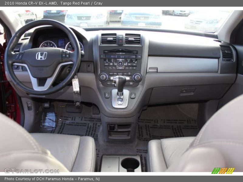 Tango Red Pearl / Gray 2010 Honda CR-V EX-L AWD