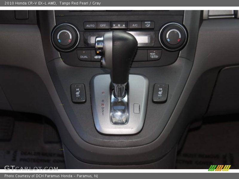 Tango Red Pearl / Gray 2010 Honda CR-V EX-L AWD