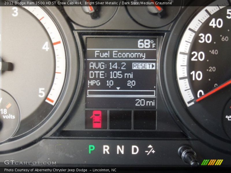 Bright Silver Metallic / Dark Slate/Medium Graystone 2012 Dodge Ram 3500 HD ST Crew Cab 4x4
