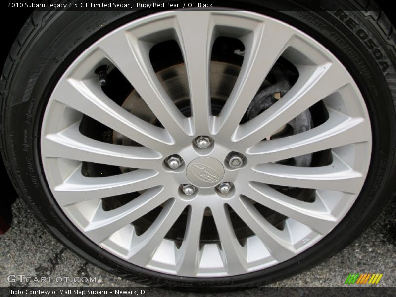  2010 Legacy 2.5 GT Limited Sedan Wheel