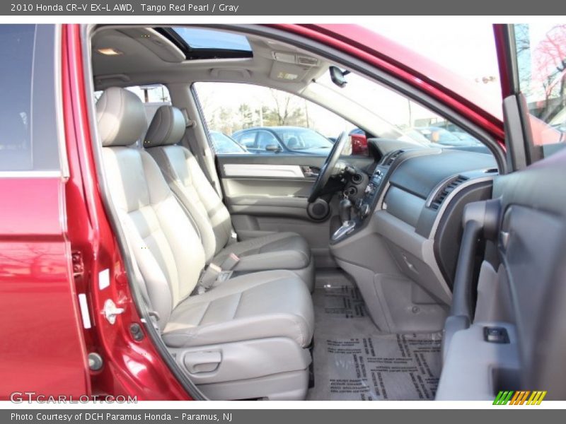 Tango Red Pearl / Gray 2010 Honda CR-V EX-L AWD