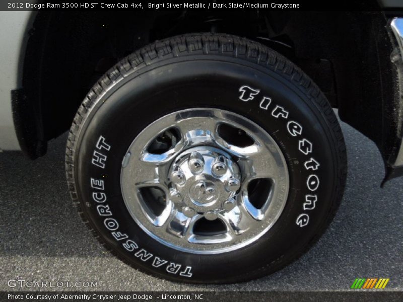 Bright Silver Metallic / Dark Slate/Medium Graystone 2012 Dodge Ram 3500 HD ST Crew Cab 4x4