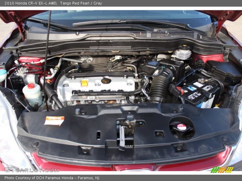 Tango Red Pearl / Gray 2010 Honda CR-V EX-L AWD