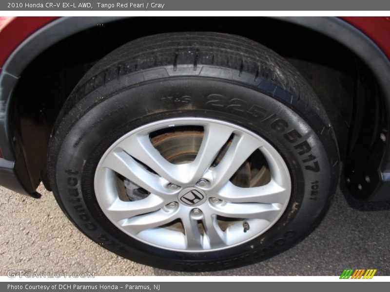 Tango Red Pearl / Gray 2010 Honda CR-V EX-L AWD